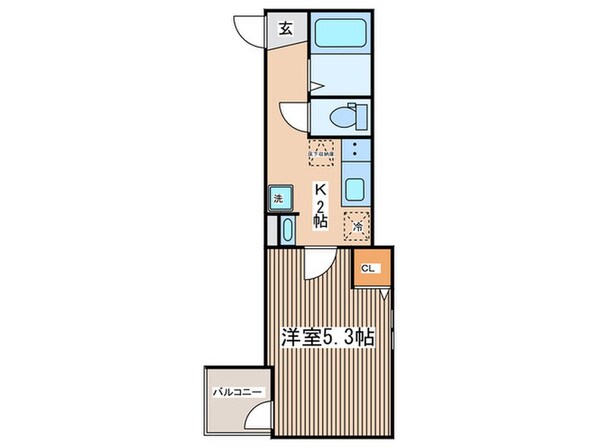 グランクオール仙川の物件間取画像